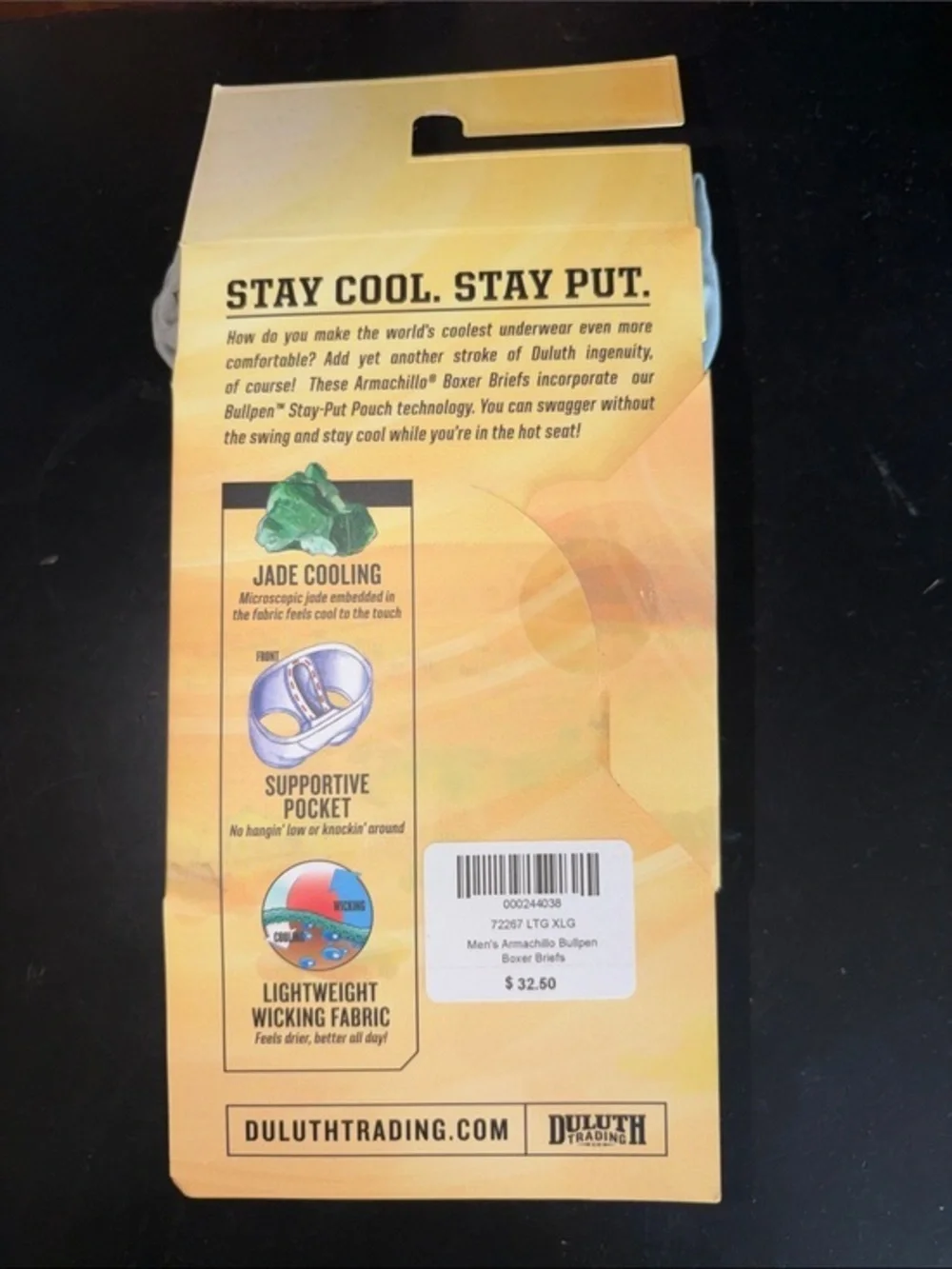 Duluth Trading Co new packaging